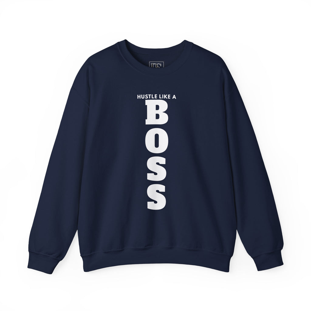 Hustle Like a BOSS, Boss Suite™ Crewneck Sweatshirt