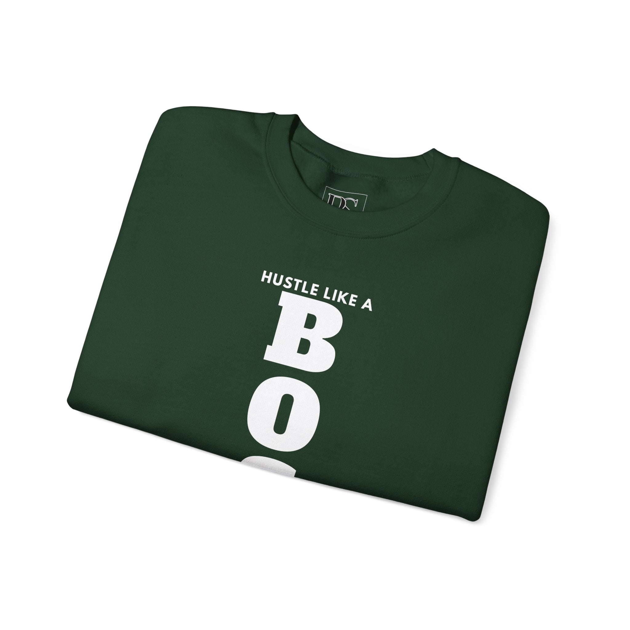 Hustle Like a BOSS, Boss Suite™ Crewneck Sweatshirt