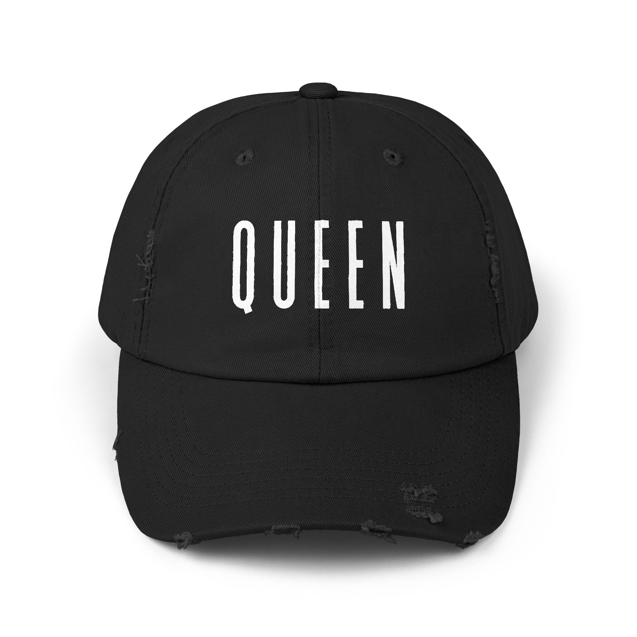 Queen Distressed Cap