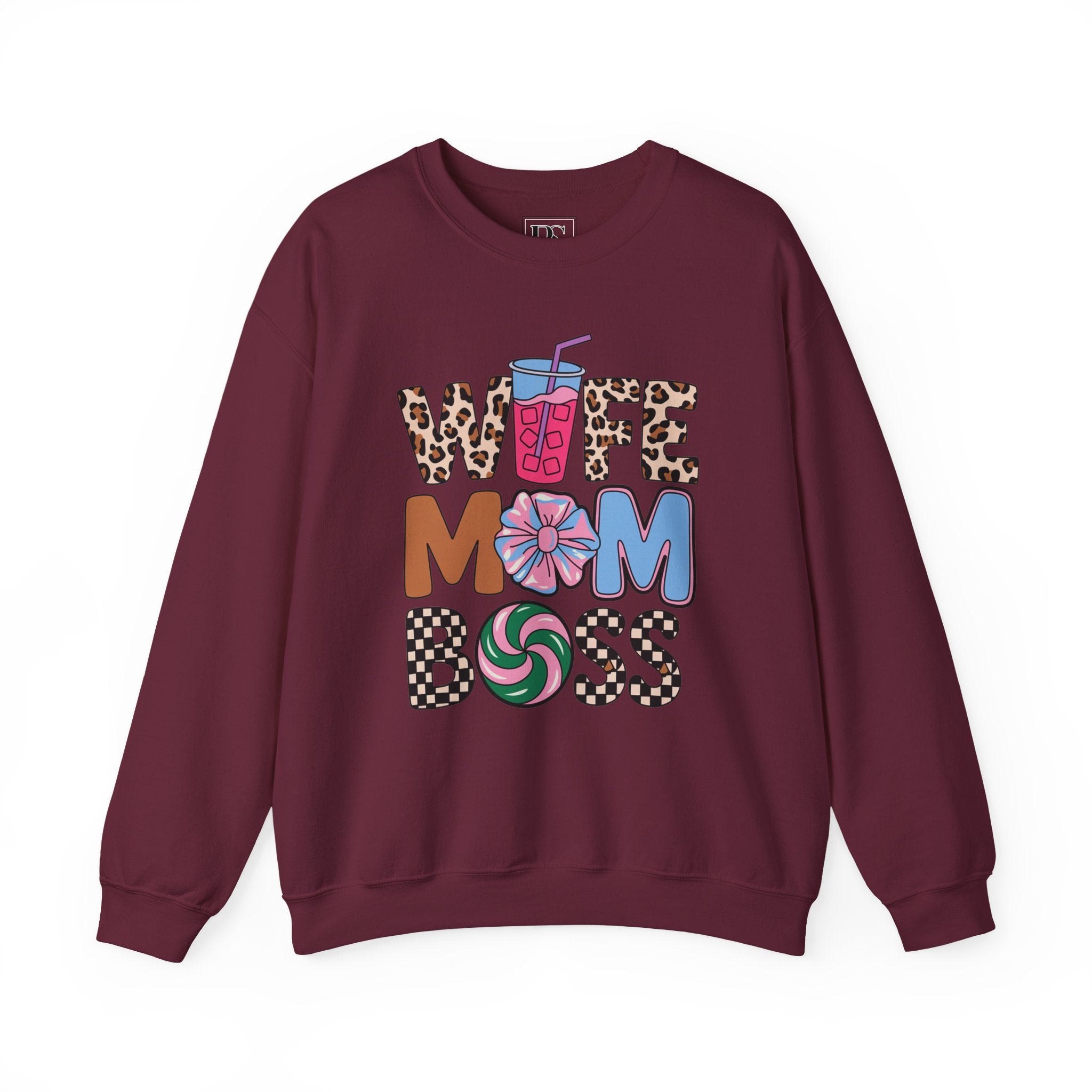 Boss Suite™ Wife Mom Boss Crewneck