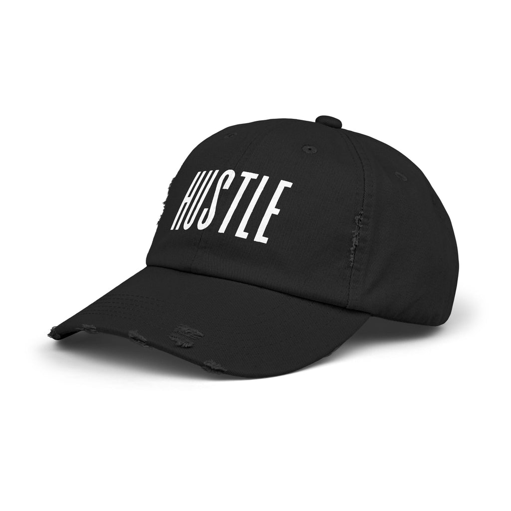 Hustle Distressed Baseball Cap