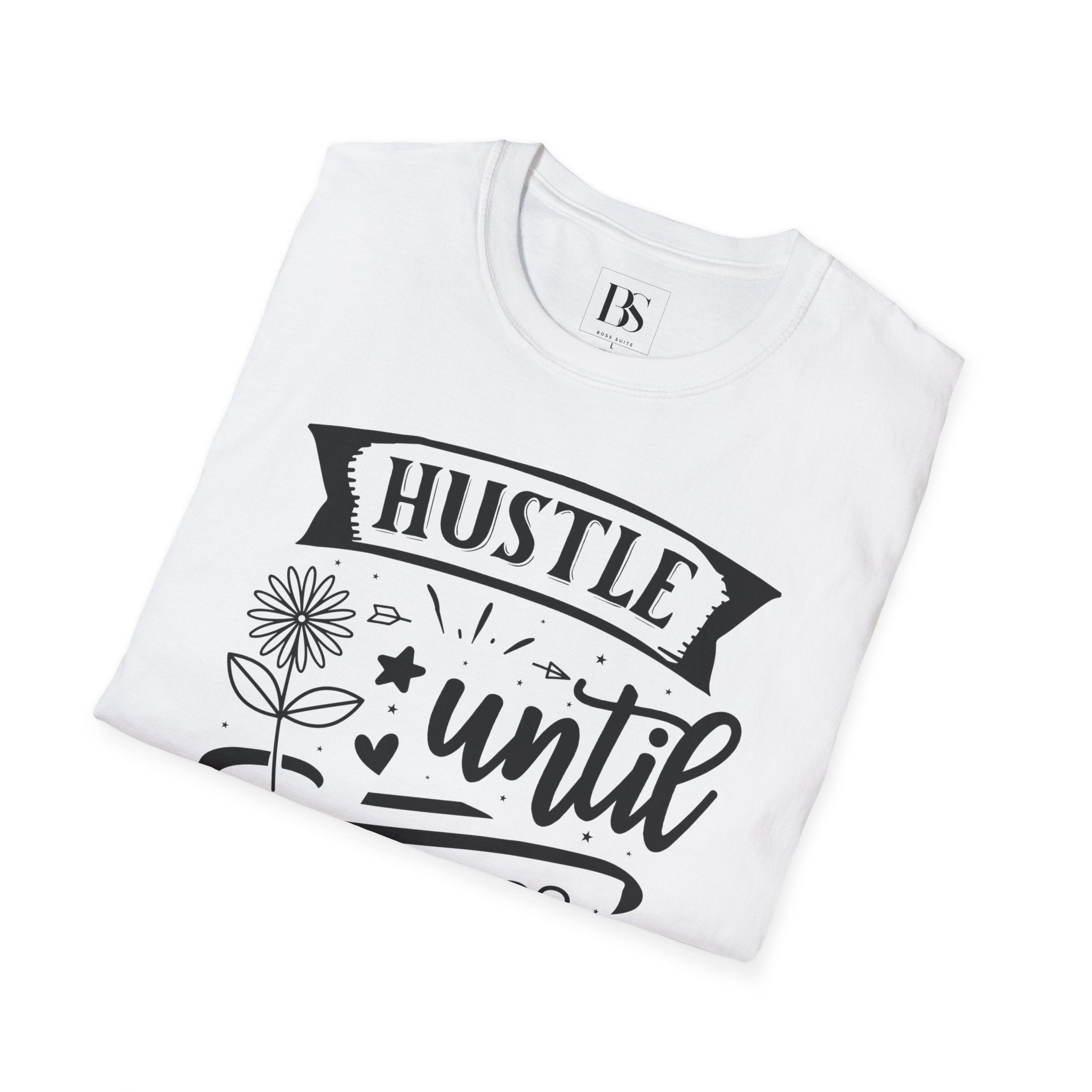 "Hustle Until Your Haters Ask If You’re Hiring" - Boss Suite™ Crewneck Tee