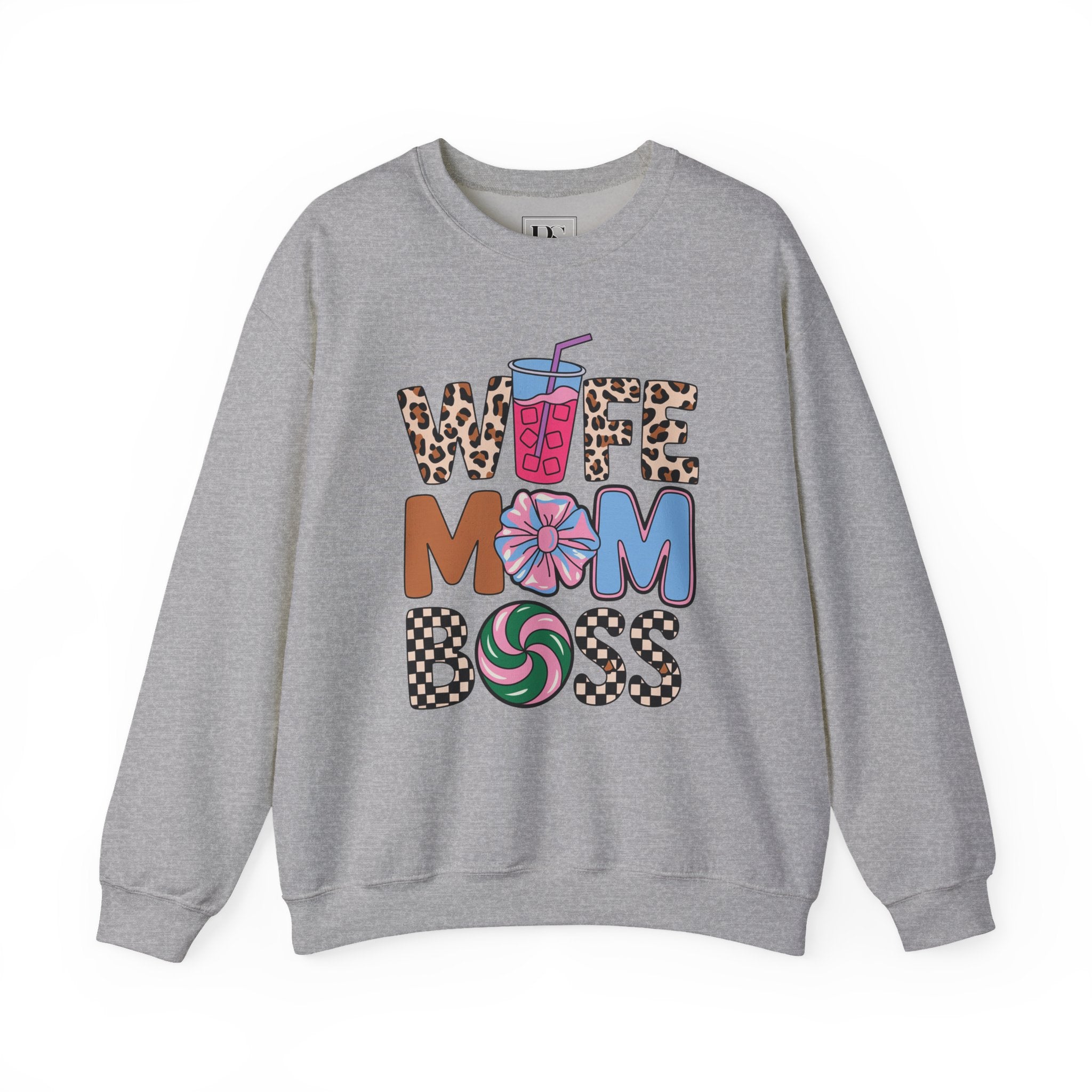 Boss Suite™ Wife Mom Boss Crewneck