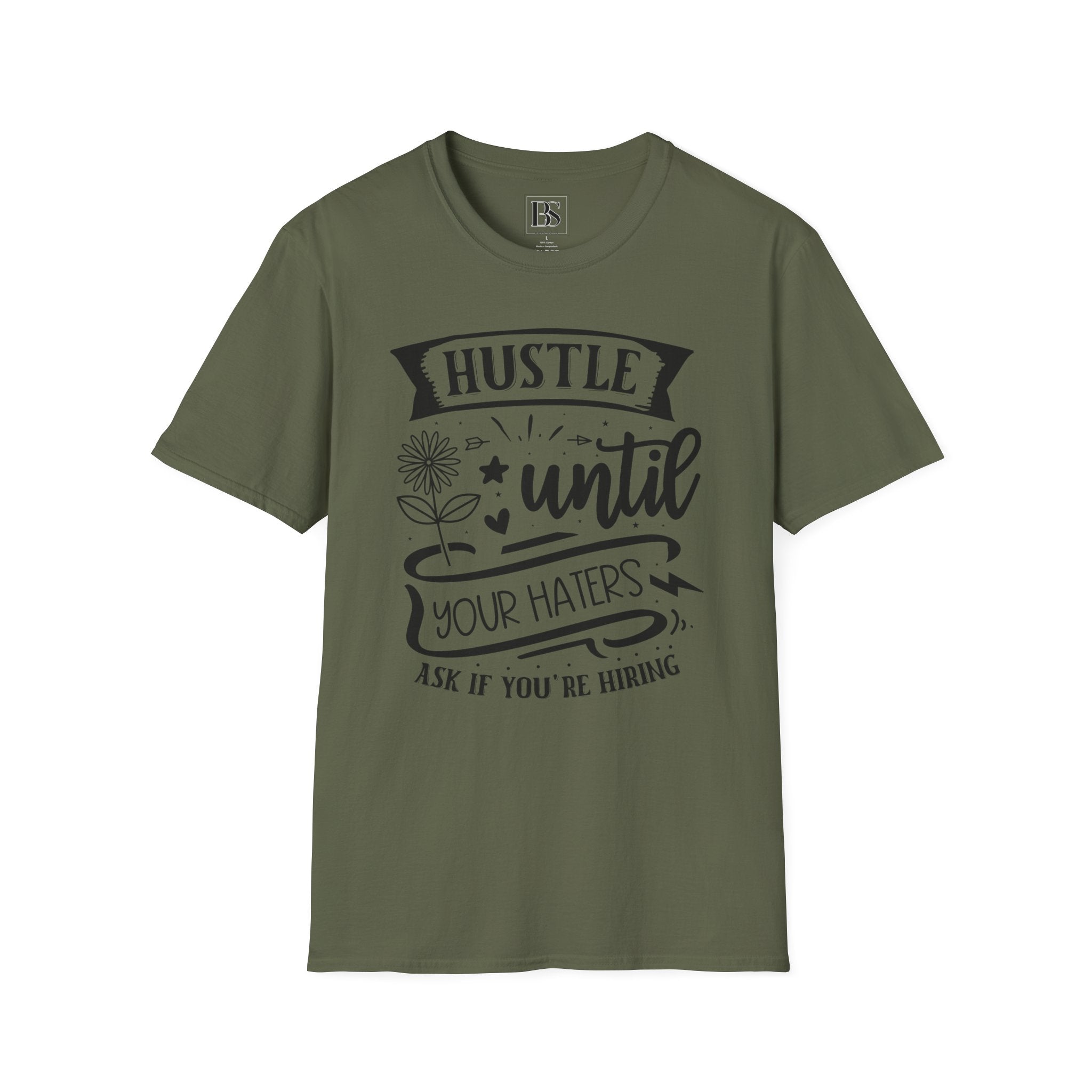 "Hustle Until Your Haters Ask If You’re Hiring" - Boss Suite™ Crewneck Tee