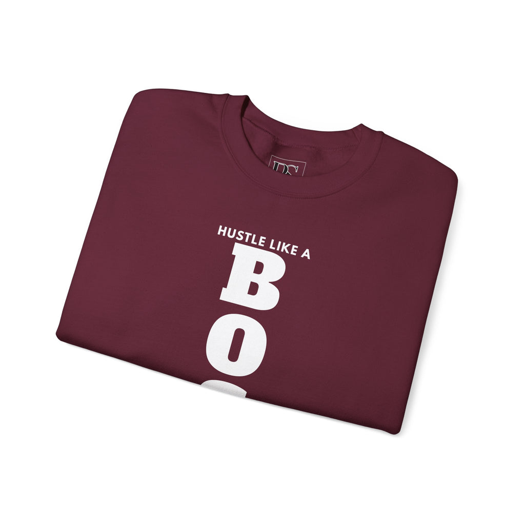 Hustle Like a BOSS, Boss Suite™ Crewneck Sweatshirt