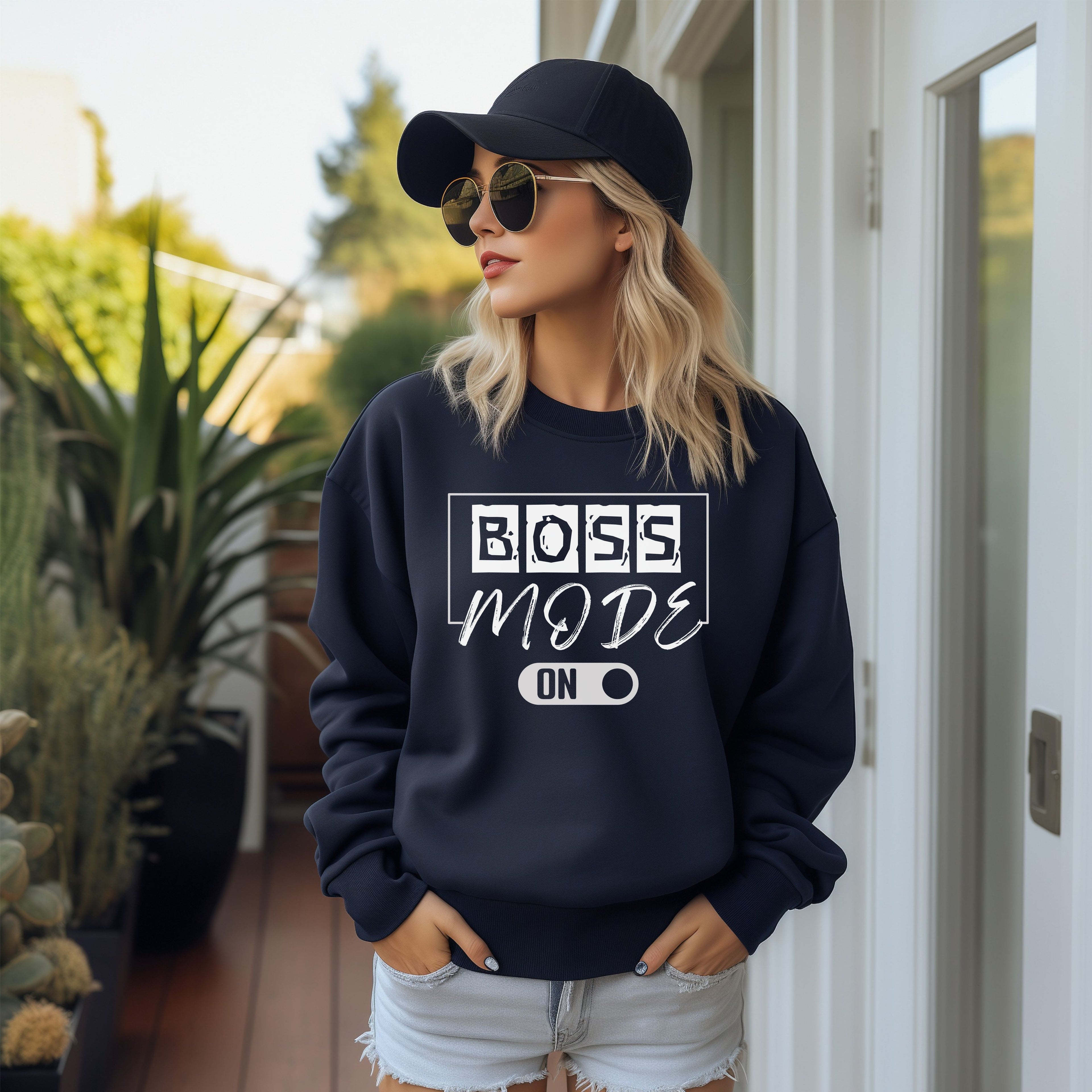 Boss Mode On, Boss Suite™ Crewneck Sweatshirt
