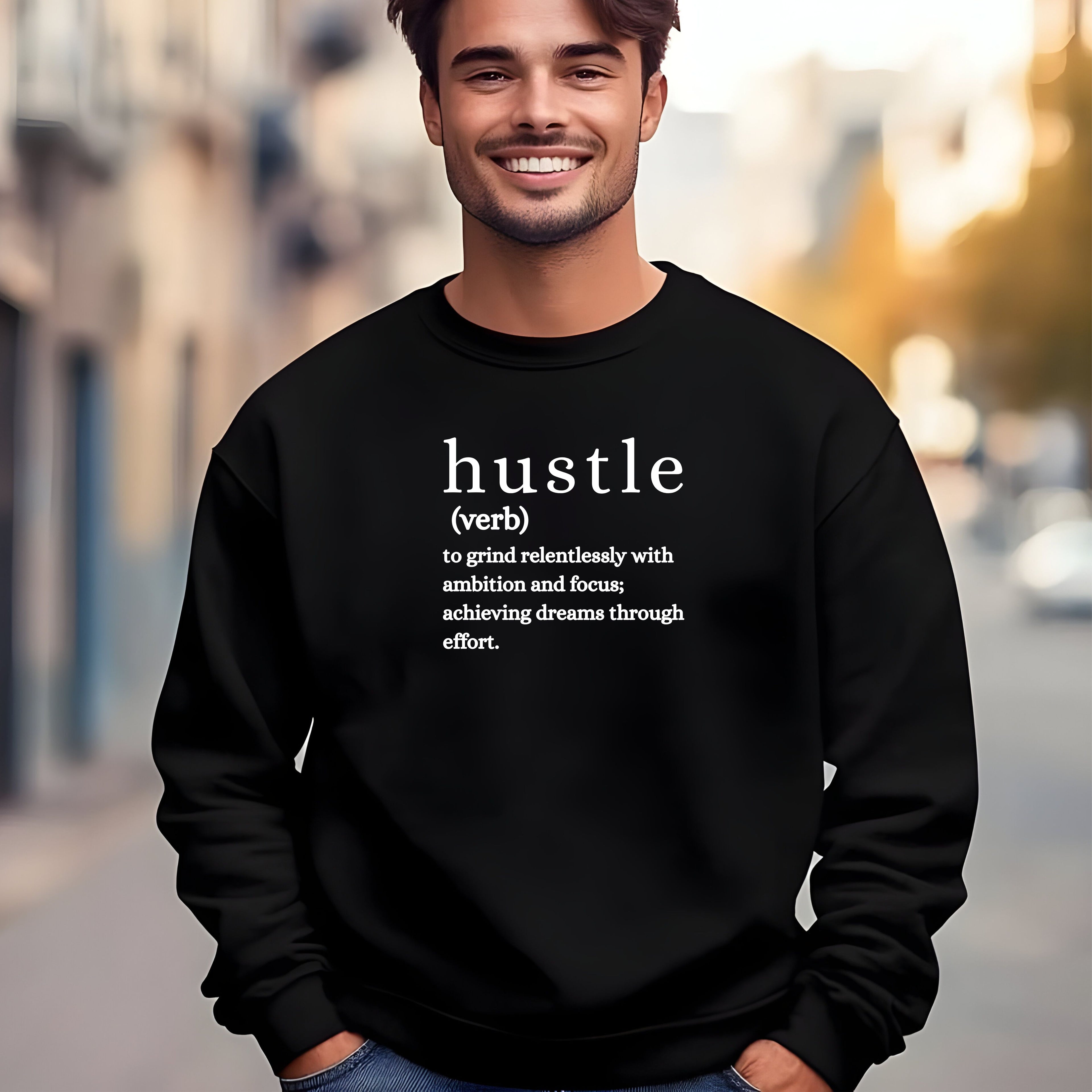 Hustle Definition, Boss Suite™ Crewneck Sweatshirt
