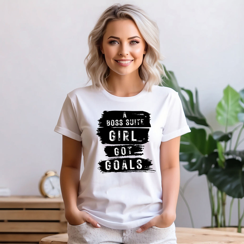A Girl Got Goals, Boss Suite™ Crewneck Tee