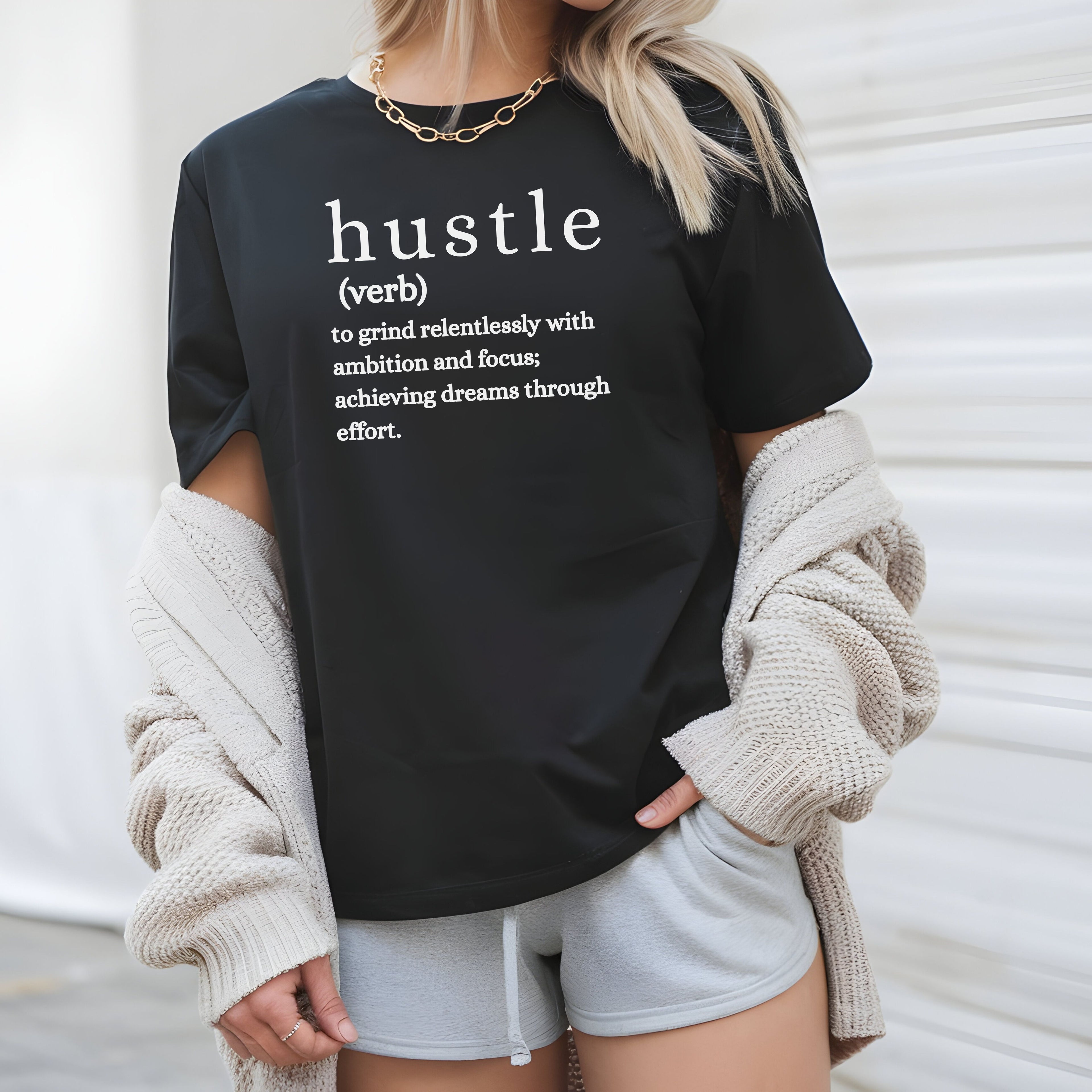 Hustle Definition, Boss Suite™ Crewneck Tee