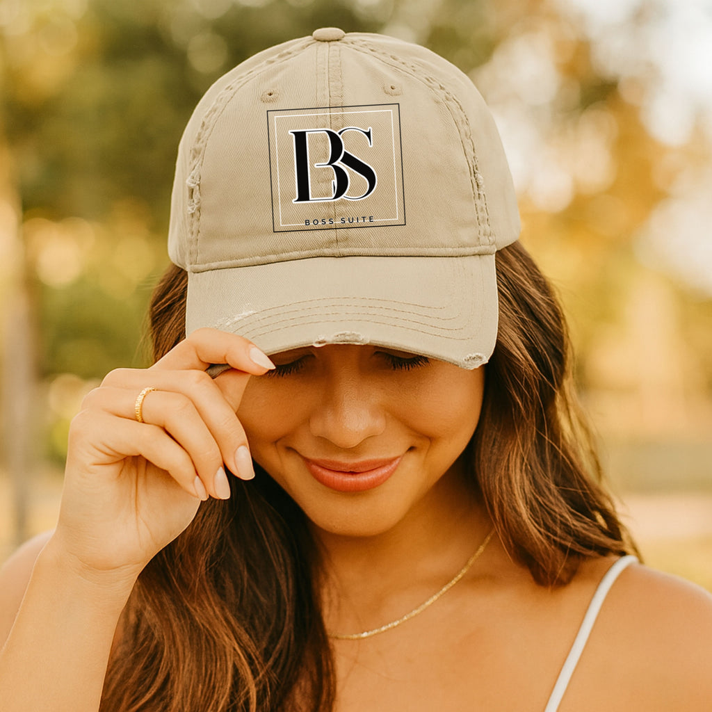 Distressed Boss Suite™ Merch Logo Cap