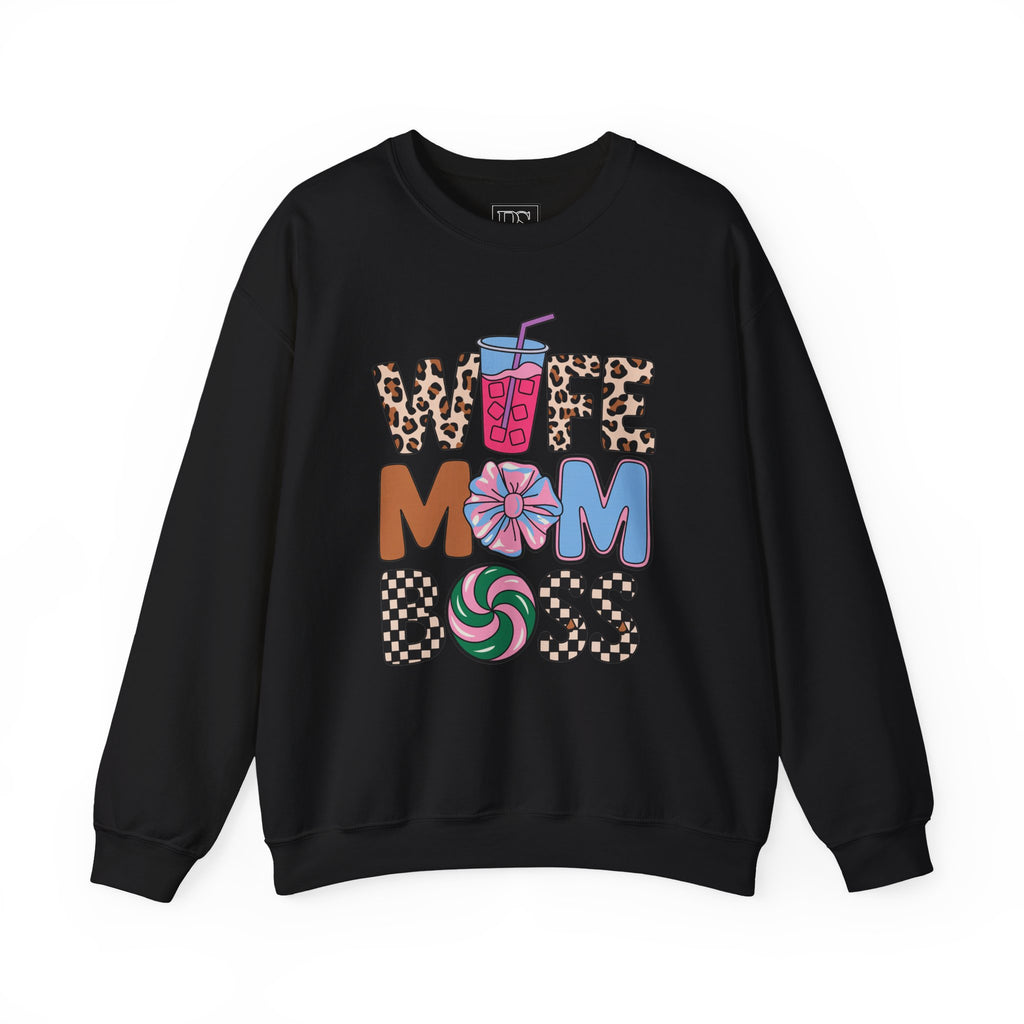 Boss Suite™ Wife Mom Boss Crewneck