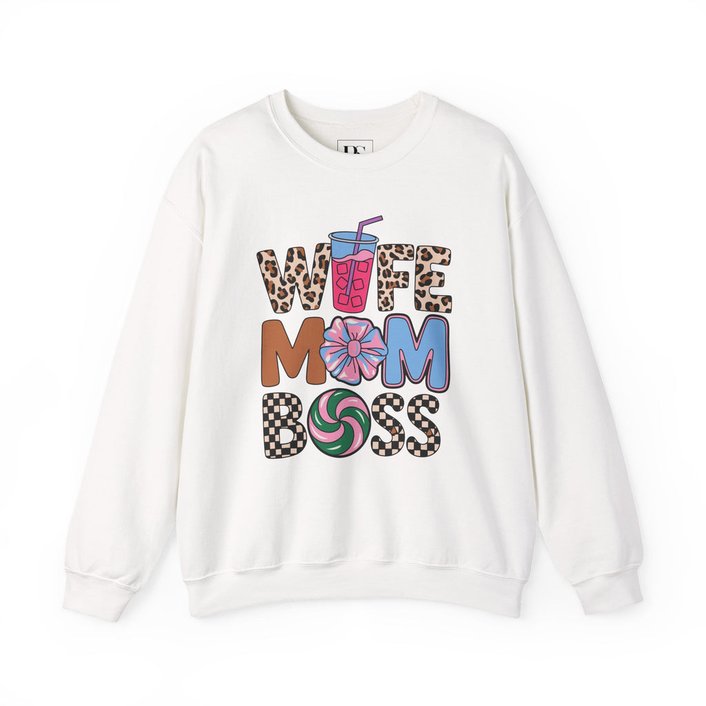 Boss Suite™ Wife Mom Boss Crewneck
