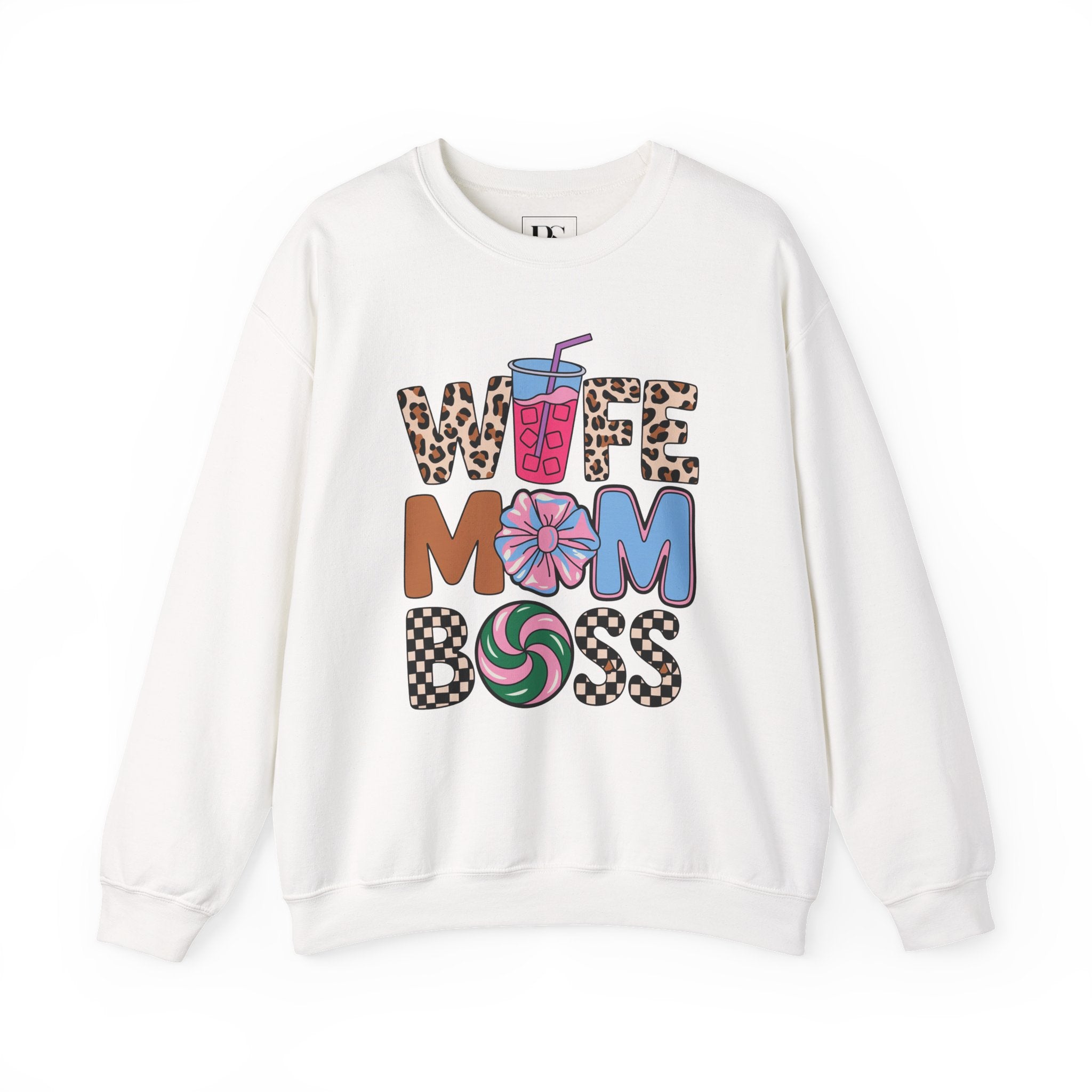 Boss Suite™ Wife Mom Boss Crewneck