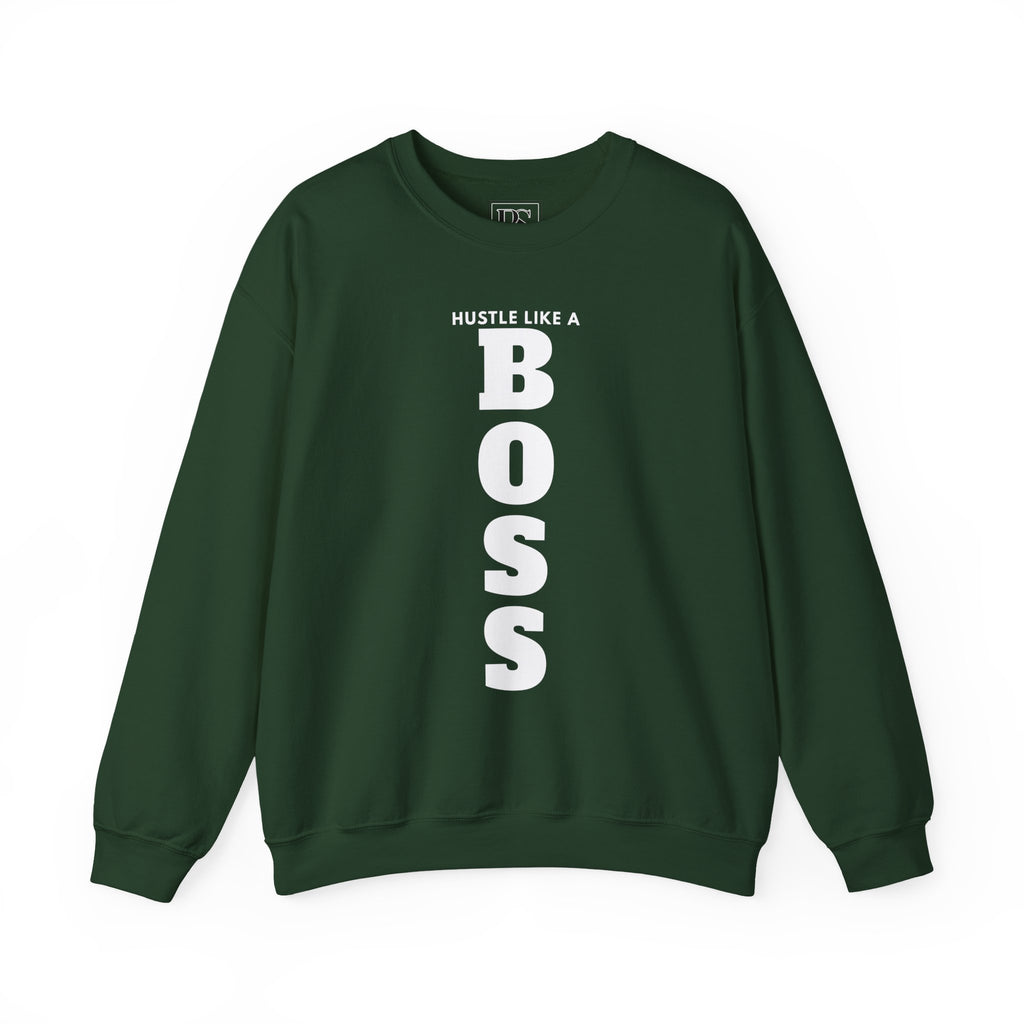 Hustle Like a BOSS, Boss Suite™ Crewneck Sweatshirt