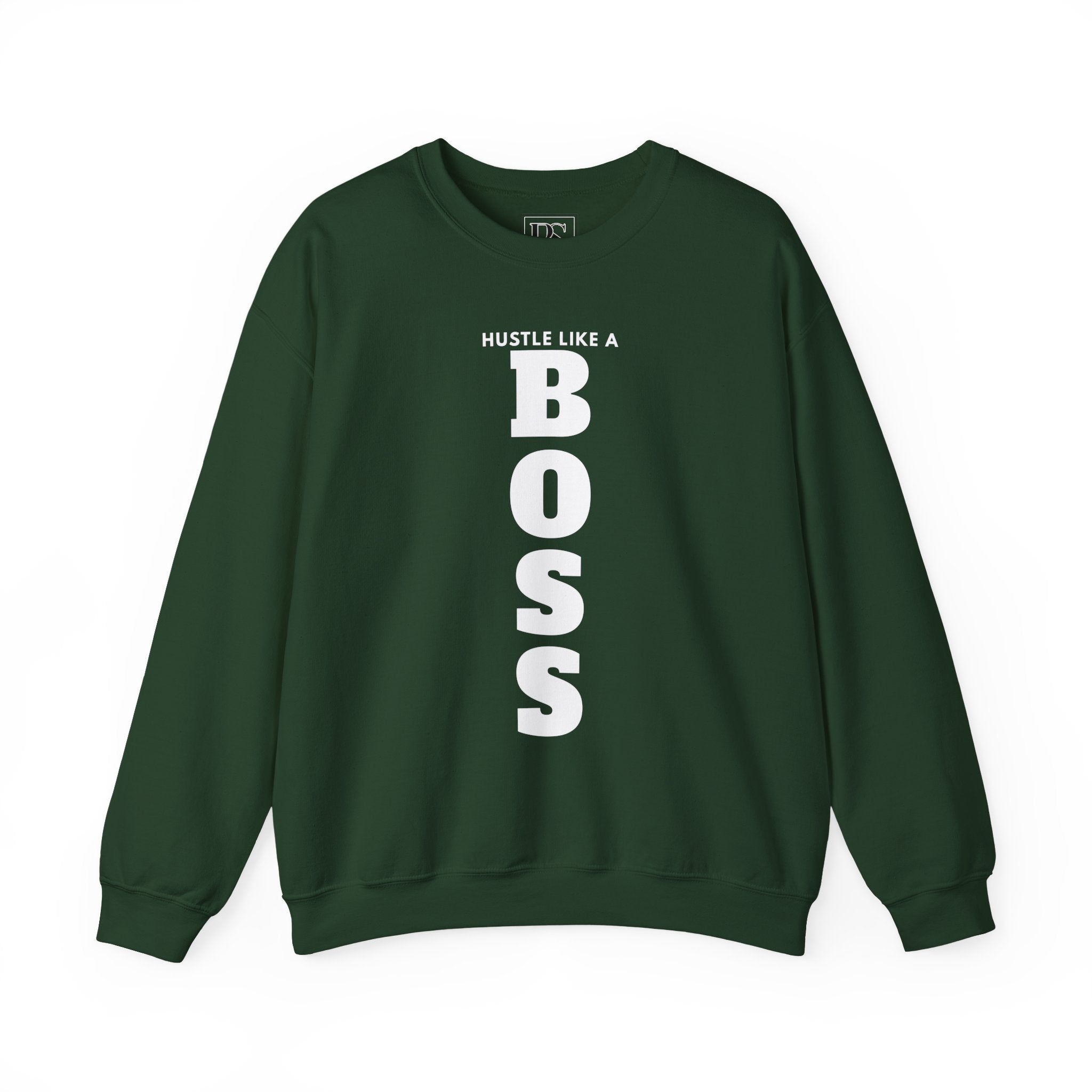 Hustle Like a BOSS, Boss Suite™ Crewneck Sweatshirt