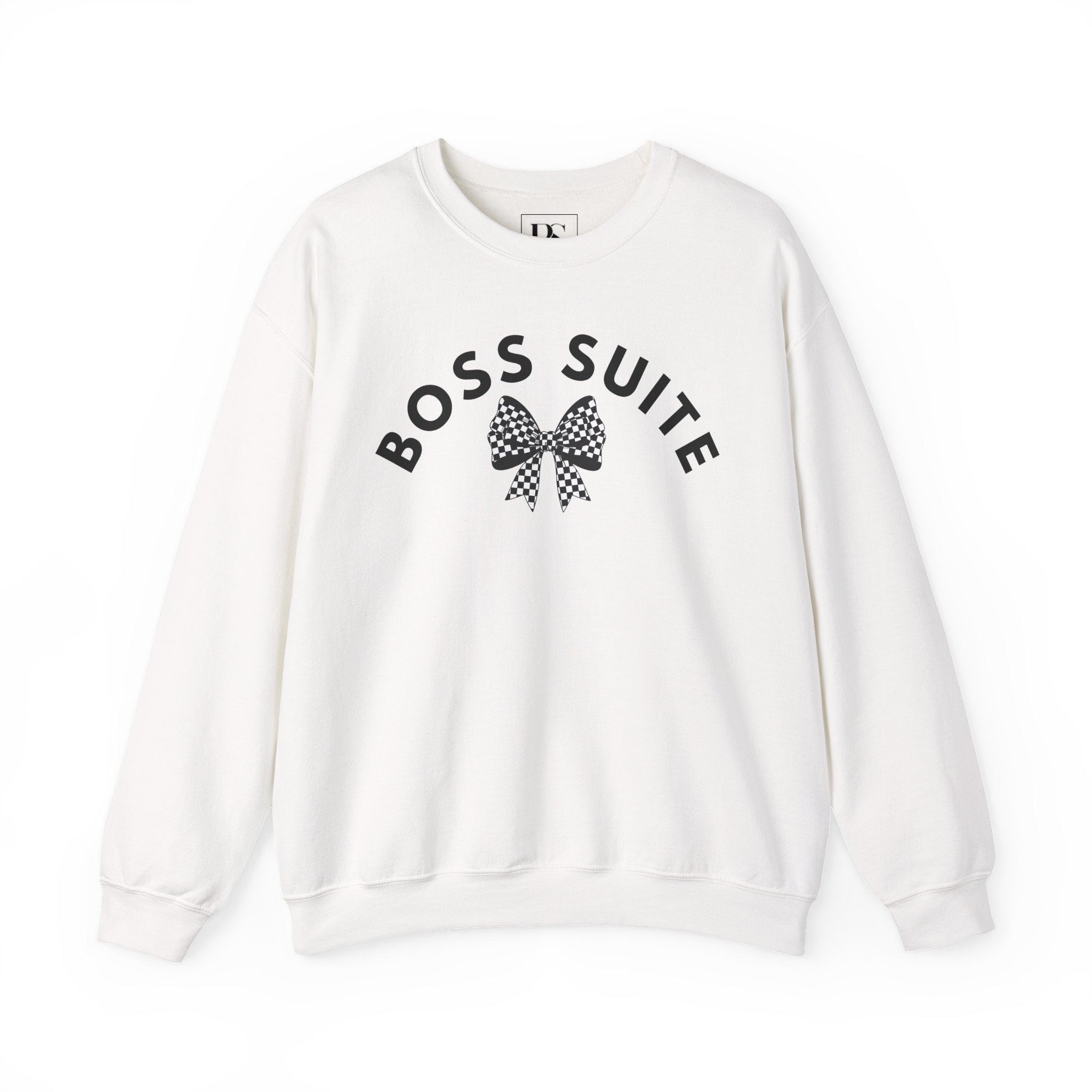 'Boss Suite' Bow Crewneck Sweatshirt