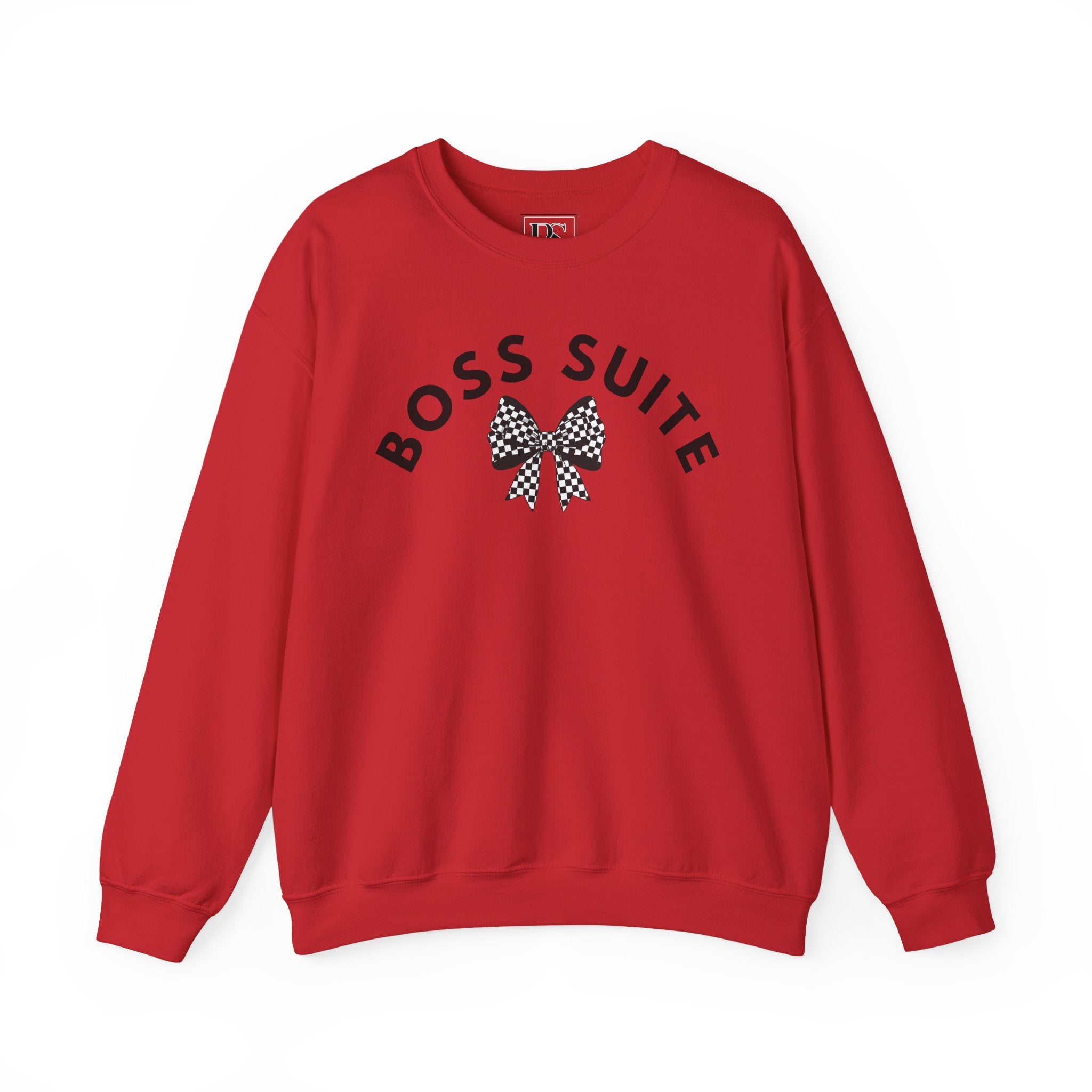 'Boss Suite' Bow Crewneck Sweatshirt